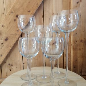 Lot de 6 vases CATHERINE